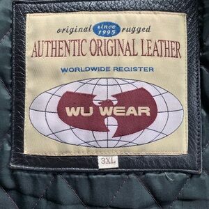 Wu Wear Authentic Original Leather Jacket